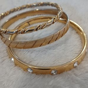 Gold bracelets